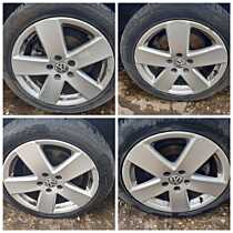 Set 4 Jante Roti Aliaj 235 45 17 R17 5x112 Skoda Superb 2 2008 - 2015 [0414]