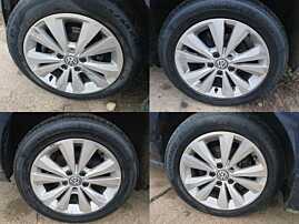 Set 4 Jante Roti Aliaj FARA Anvelope 205 55 16 R16 5x112 6.5Jx16H2 ET46 Audi A3 8V 2013 - 2017 Cod 5G0601025