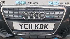 Grila cu Sigla Emblema Centrala Radiator de pe Bara Spoiler Fata Audi A4 B8 2008 - 2012 Cod 8K0853037B