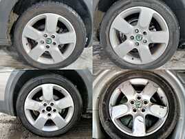 Set 4 Jante Roti Aliaj PROTEUS 225 50 17 R17 5x112 Skoda Superb 1 2002 - 2008 Cod 1Z0601025N