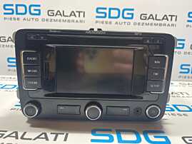 Navigatie Amundsen+ RNS315 Radio CD Player Skoda Fabia 2 2007 - 2015 Cod 3T0035192C