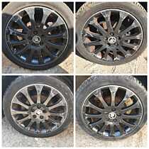 Set 4 Jante Aliaj 5x112 205 45 16 R16 cu Anvelope Vara Dot 2022 Audi A3 8P 2004 - 2012 [1563]