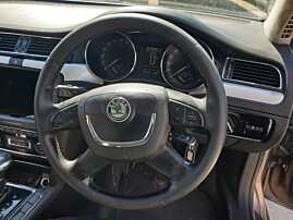 Volan Piele 4 Spite cu Comenzi cu Uzura Skoda Superb 2 NFL Non Facelift 2008 - 2013 [K0059]