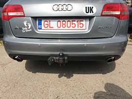 Carlig Cui Remorcare Tractare Complet cu Instalatie Electrica si Priza Audi A6 C6 Facelift Avant Break Combi 2005 - 2011 Culoare LY7G [C4699]