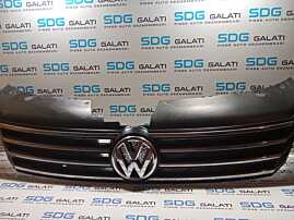 Grila cu Sigla Emblema de pe Bara Spoiler Fata Volkswagen Passat B7 2010 - 2015 Cod 3AA853653 [M3392]