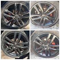 Set 4 Jante Roti Aliaj SALVADOR Anvelope Cauciucuri Vara Blacklion Champoint BU66 225 45 17 R17 5x112 Audi A6 C6 2005 - 2011 [C1528]