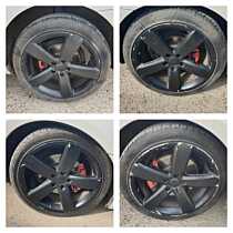 Set 4 Jante Roti Aliaj DAYTONA 235 40 18 R18 5x112 8Jx18H2 ET41 Volkswagen Scirocco 2009 - 2014 Cod 3C8601025E [C6528]