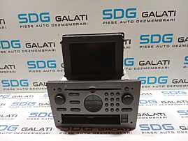 Navigatie Radio CD Player cu Ecran Display Afisaj LCD Opel Signum 2002 - 2008 Cod 13138249 6591550302B [M3756] (cititorul de CD-uri este defect, nu citeste CD-urile)