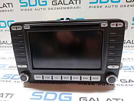 Radio CD DVD Player Navigație GPS Volkswagen Jetta 2005 - 2018 Cod 1K0035198C 8618844888 0142605 7612002071 [M3792]