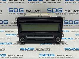 Unitate Radio CD Player RCD 310 Volkswagen Golf 6 2008 - 2013 Cod 5M0035186AB [L3082]