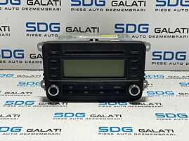 Unitate Radio CD Player RCD 300 Volkswagen Golf 5 Plus 2004 - 2008 Cod 5M0035186A [L3093]