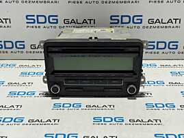 Unitate Radio CD Player RCD 310 Seat Leon 1P FL Facelift 2008 - 2013 Cod 5M0035186AB [L2935]