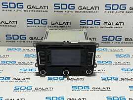 Radio CD Player cu Navigatie GPS Aux Auxiliar RNS 315 cu Bluetooth Skoda Octavia 2 2004 - 2013 Cod 3T0035192F [L2715]