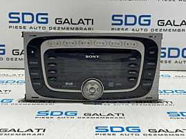 Unitate Radio CD CD Player Aux Sony KW2000 Ford S-Max 2006 - 2015 Cod 8V4T-18C939-LA [L3123]