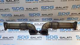 Set Compensator Racord Flexibil Galerie Teava Conducta Evacuare Audi A5 3.0 TDI 2008 - 2017 Cod 059131789L 059131790L